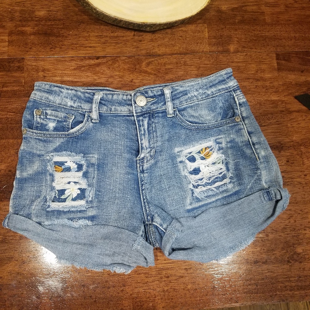 Denim shorts